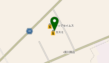 カスミ 八街朝日店(ピアシティ八街内)の地図画像