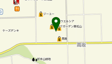 カスミ フードスクエアライフガーデン東松山店(ライフガーデン東松山内)の地図画像