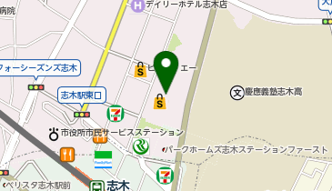 カスミ フードスクエア志木店の地図画像