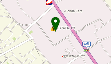 カスミ フードスクエア深井店(HEY WORLD!!内)の地図画像
