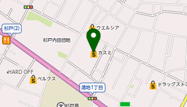 カスミ 杉戸店の地図画像