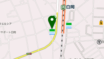 カスミ ファミリーマートプラス白岡駅西口店の地図画像
