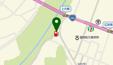 100円レンタカー イチノセキ平泉店の地図画像