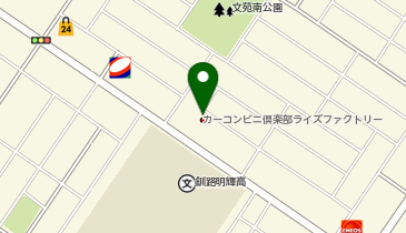 100円レンタカー 釧路文苑店の地図画像