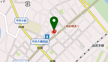 100円レンタカー 平井店の地図画像