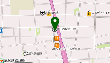 100円レンタカー 羽田空港店の地図画像