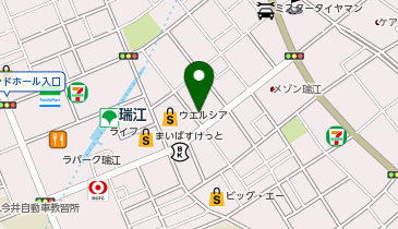 100円レンタカー 瑞江駅前店の地図画像