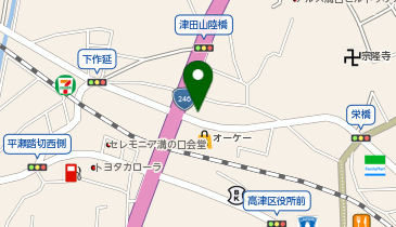 100円レンタカー 溝ノ口店の地図画像