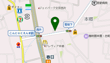 100円レンタカー 文京西片店の地図画像