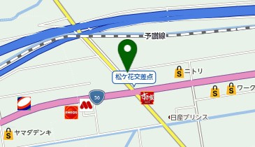 100円レンタカー 大洲店の地図画像