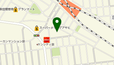 100円レンタカー 秋田泉店の地図画像