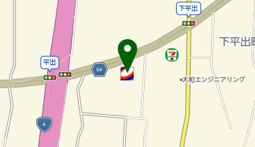 100円レンタカー 宇都宮下平出店の地図画像