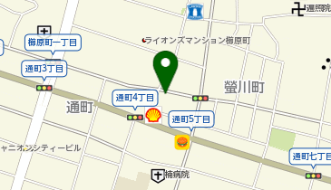 100円レンタカー 久留米通町店の地図画像