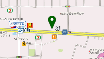 タカラスタンダード 仙台ショールーム(地下鉄卸町駅近く)の地図画像