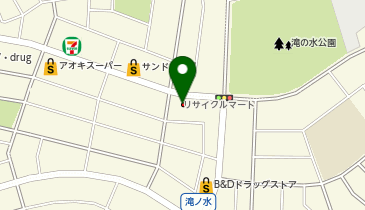 リサイクルマート滝の水店の地図画像