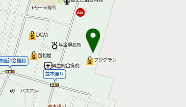リサイクルマートフジグラン三原店の地図画像
