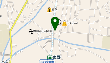 リサイクルマート京都山科店の地図画像