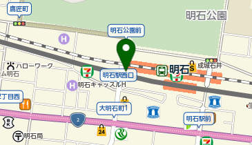 Cafe MUJIピオレ明石店の地図画像