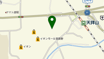 無印良品 イオンモール筑紫野店の地図画像