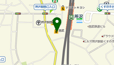 無印良品 所沢西武店の地図画像