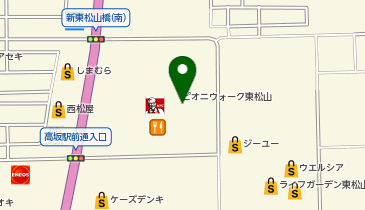 無印良品 ピオニウォーク東松山店の地図画像