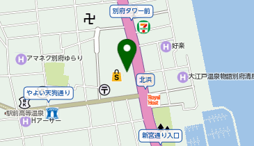 無印良品 トキハ別府店の地図画像