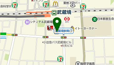 無印良品 イトーヨーカドー武蔵境店の地図画像