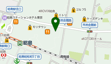 無印良品 モリタウン昭島店の地図画像