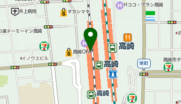 無印良品 高崎モントレー店の地図画像