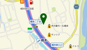 無印良品 木の葉モール橋本店の地図画像