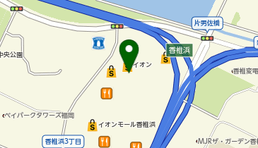 無印良品 イオンモール香椎浜店の地図画像