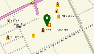 無印良品 イオンモール水戸内原店の地図画像