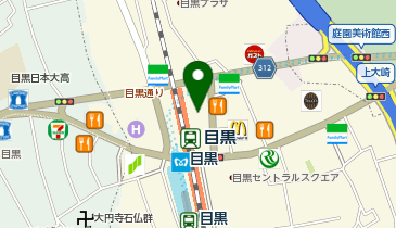 無印良品 アトレ目黒店の地図画像