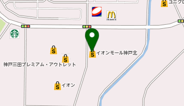 無印良品 イオンモール神戸北店の地図画像
