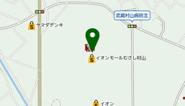 無印良品 イオンモールむさし村山店の地図画像