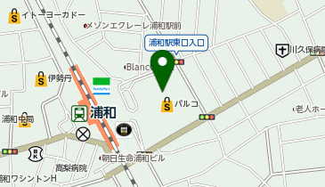 無印良品 浦和パルコ店の地図画像