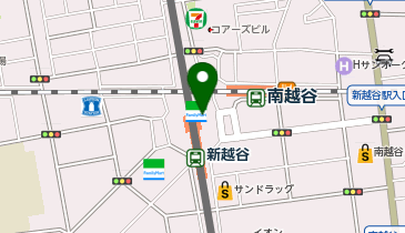 無印良品 ヴァリエ新越谷店の地図画像