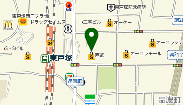 無印良品 オーロラモール東戸塚店の地図画像