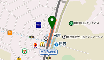 無印良品 日吉東急店の地図画像