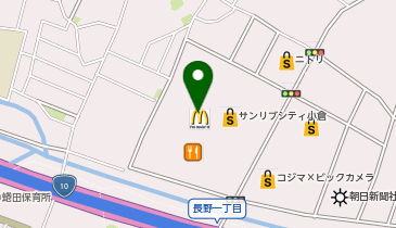 無印良品 サンリブシティ小倉店の地図画像