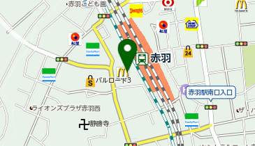 無印良品 赤羽アピレ店の地図画像