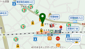 無印良品 西友荻窪店の地図画像