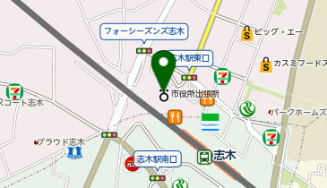 無印良品 マルイファミリー志木店の地図画像