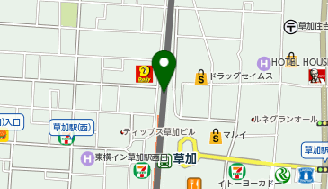 無印良品500 草加ヴァリエ店の地図画像