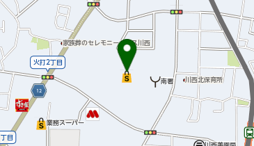 無印良品 オアシスタウンキセラ川西店の地図画像