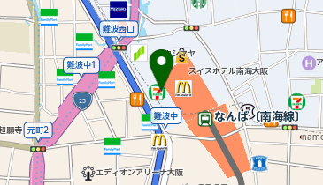 無印良品 なんばスカイオ店の地図画像