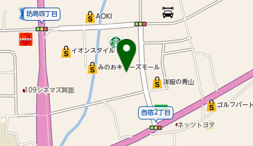 無印良品 みのおキューズモール店の地図画像