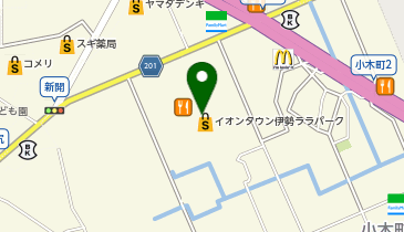 無印良品 イオンタウン伊勢ララパーク店の地図画像