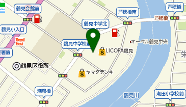 無印良品 LICOPA鶴見店の地図画像