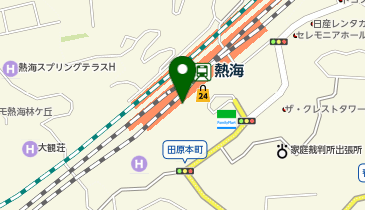 無印良品500 ラスカ熱海店の地図画像